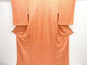 扇に菊唐草模様小紋着物